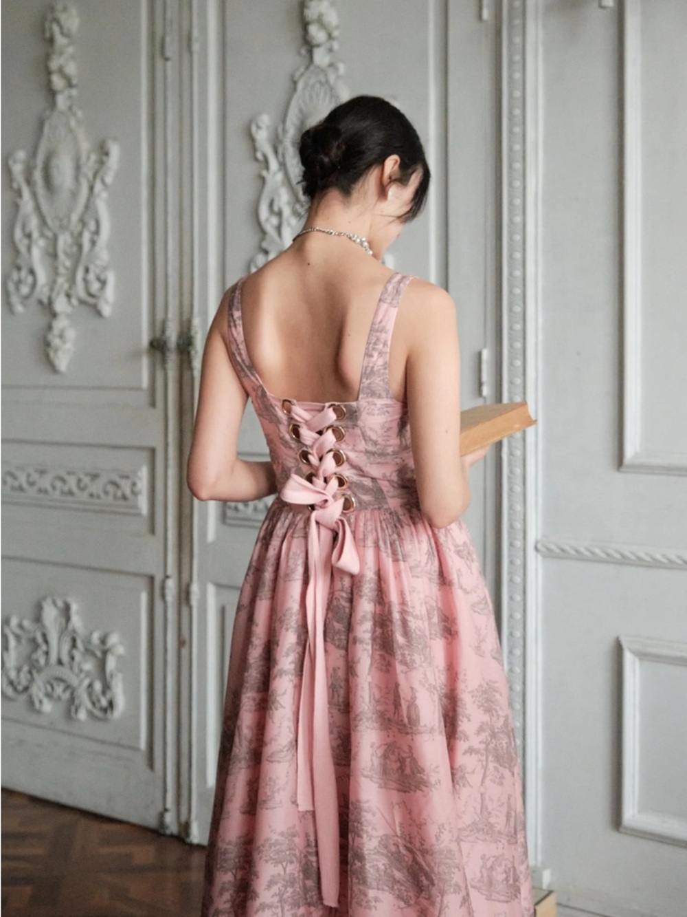 THE TAKE ME OUT DRESS IN LUXEMBOURG BLUSH maison amory dress
